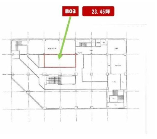 築地KYビル B03 間取り図