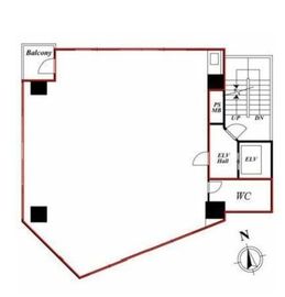 麻布台第一ビル 4階 間取り図