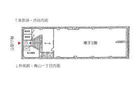 青山鈴木硝子ビル B1階 間取り図