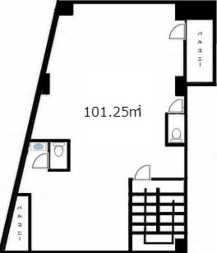 第二麻布ビル 201 間取り図