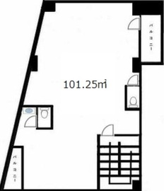 第二麻布ビル 201 間取り図