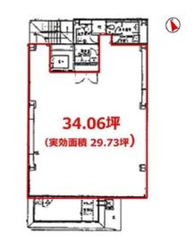 日本橋KNビル 6階 間取り図