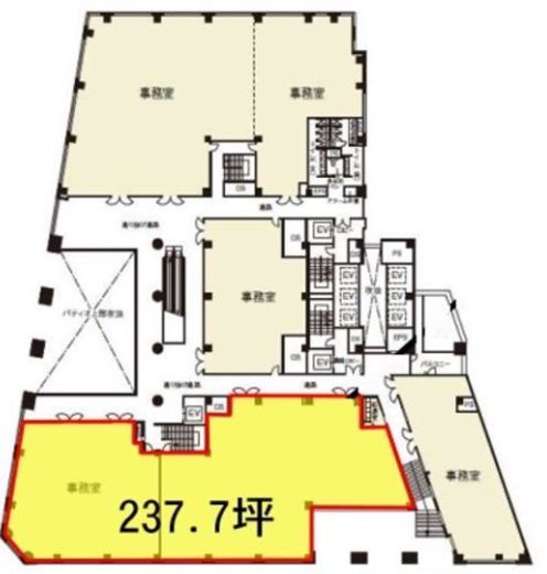 NBFコモディオ汐留 201-202 間取り図