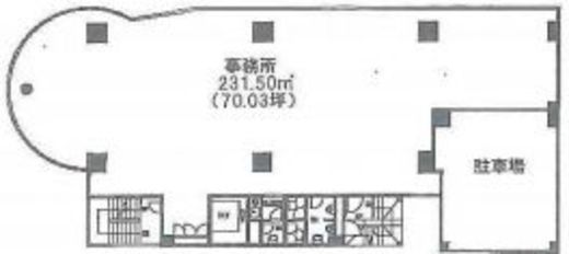 カドヤ第10ビル 9階 間取り図