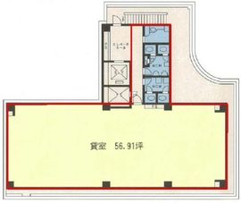 水戸部ビル 4階 間取り図
