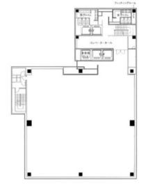 G-BASE田町 801 間取り図