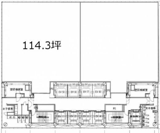 虎ノ門琴平タワー 2401 間取り図