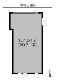 パティオ西早稲田 101 間取り図