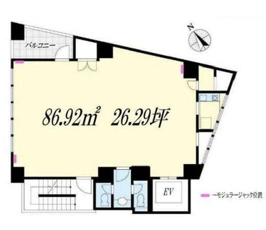 ファームボンド九段ビル 301 間取り図