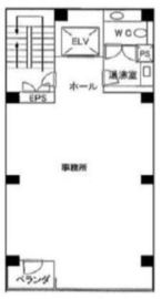 三洋ビル(御成門) 6階 間取り図