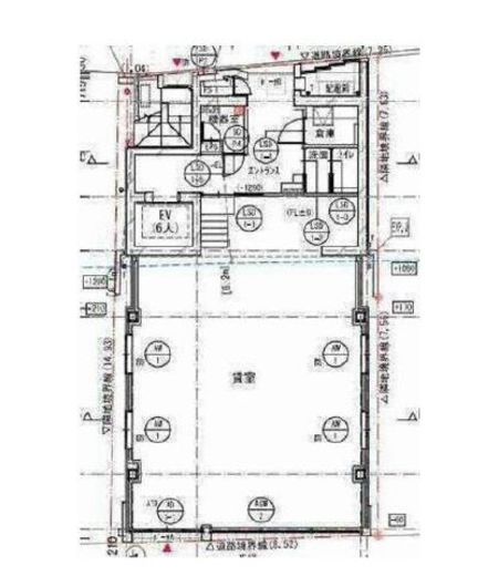 市ヶ谷ガーデンテラス 1階 間取り図