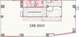 goodoffice品川 8階 間取り図