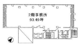 東成ビルディング 2階 間取り図