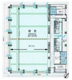 日本橋T&Dビル 4階 間取り図