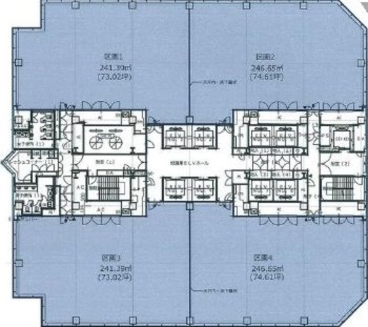 有明フロンティアビルA棟 5階 間取り図
