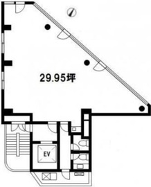 ナックスビル 3階 間取り図