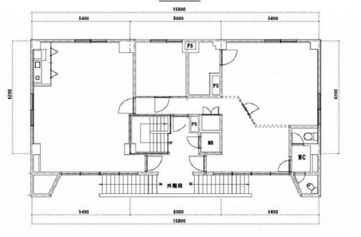 代々木ブルックリンコート 2階 間取り図