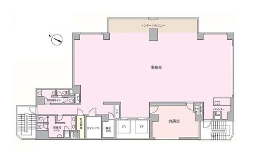 CIRCLES神保町Ⅱ(事務所) 7階 間取り図