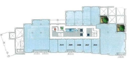 麻布台ヒルズガーデンプラザB(事務所) 307 間取り図