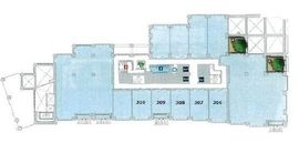 麻布台ヒルズガーデンプラザB(事務所) 307 間取り図