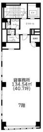岩月日本橋ビル 7階 間取り図