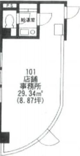 グリーンゲイブルズ 101 間取り図