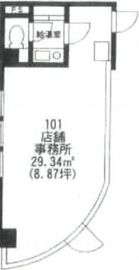 グリーンゲイブルズ 101 間取り図