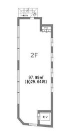 西麻布一丁目ビル 2階 間取り図