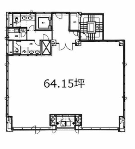 Daiwa八丁堀駅前ビル西館 4階 間取り図
