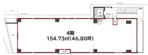 FPG links TAKESHITADORI(旧:プライム原宿) 4階 間取り図