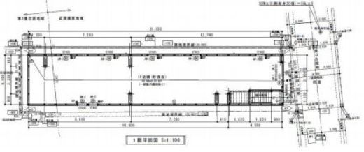 （仮称）砂町銀座商店街Ⅱ 1階 間取り図