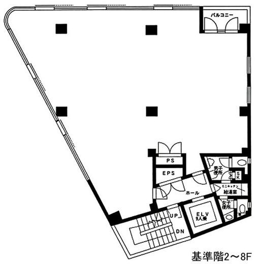 新宿北斗ビル 4階 間取り図