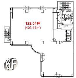 京急建設イマスビル 6階 間取り図