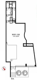 ラミアール門前仲町ビル 1階 間取り図