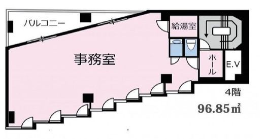 目黒アオキビル 4階 間取り図