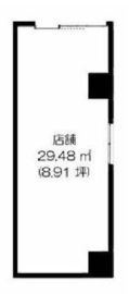 COLLET麻布(店舗) 1階B 間取り図