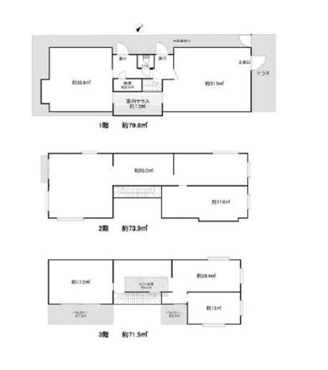 SW神宮表参道ビル 一棟 間取り図