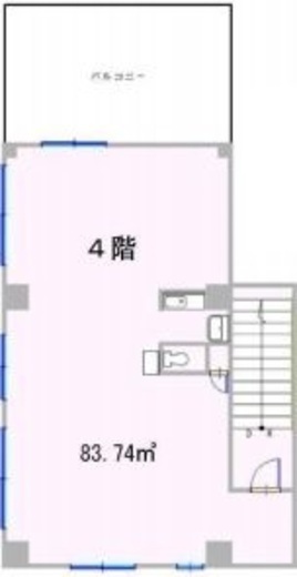 アンジュビル 4階 間取り図