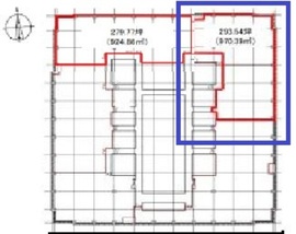 品川シーズンテラス 5階1 間取り図