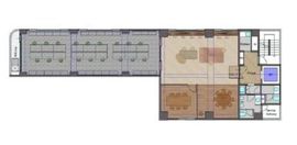 プライム東麻布 3階 間取り図