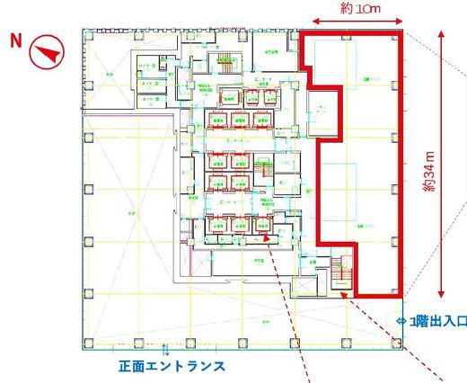 プルデンシャルタワー 2階 間取り図