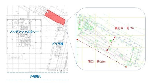 プルデンシャルタワー 1階 間取り図