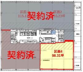 IXINAL門前仲町 4階4 間取り図