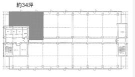 国際浜松町ビル 2階1 間取り図