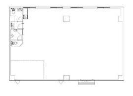 コアハイム西早稲田 (店舗・事務所) 1階 間取り図