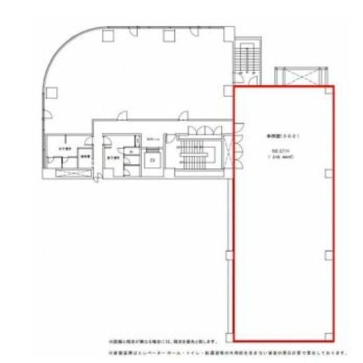 高輪偕成ビル 302 間取り図