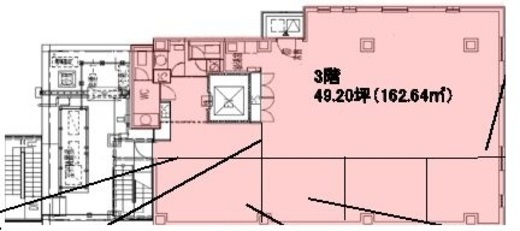 いちご渋谷宇田川町ビル 3階 間取り図