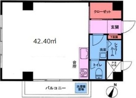 堀第五富岡ビル 201 間取り図
