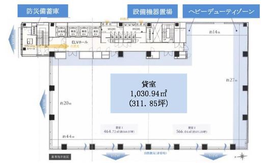 秋葉原アイマークビル 11階 間取り図