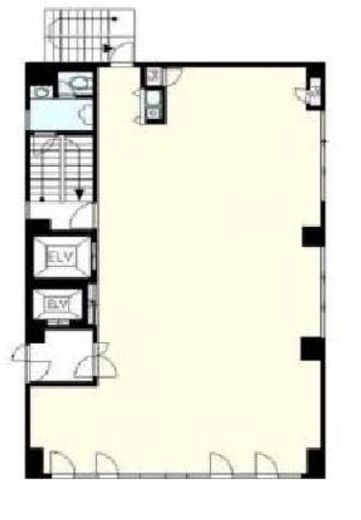 Bourn Mark Ningyocho BLD. 6階 間取り図